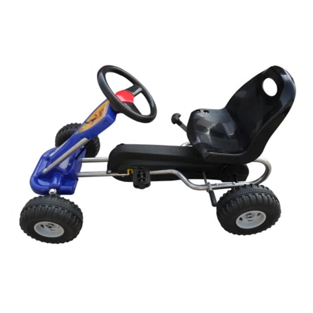 vidaXL Pedal Go Kart Blue