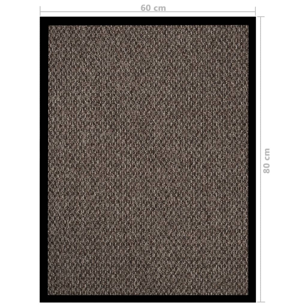 vidaXL Doormat Beige 60x80 cm