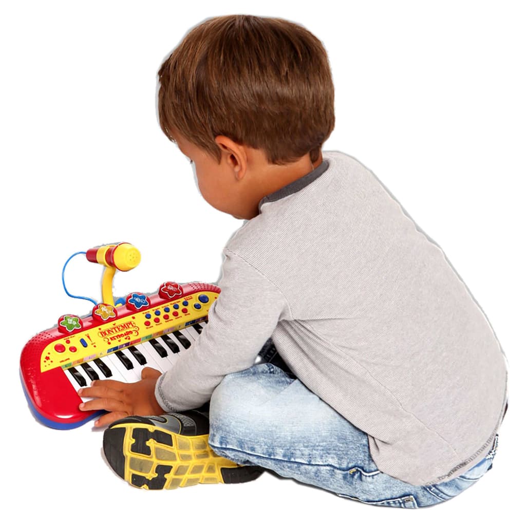 Bontempi Toy Electronic Keyboard with Microphone 24 Key