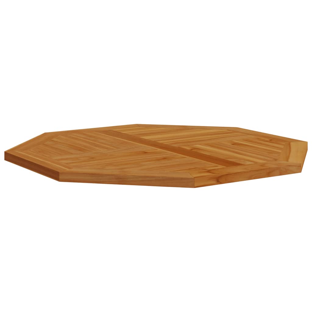 vidaXL Table Top 90x90x2.5 cm Octagonal Solid Wood Teak