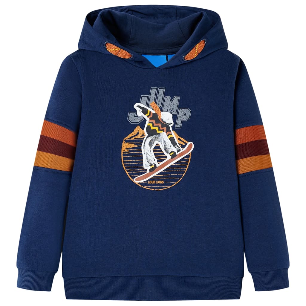 Kids' Hooded Sweatshirt Navy 92