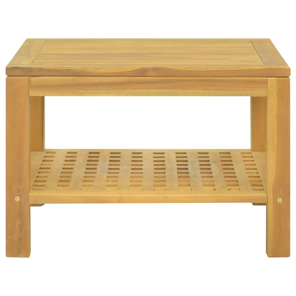 vidaXL Coffee Table 60x60x40 cm Solid Wood Teak