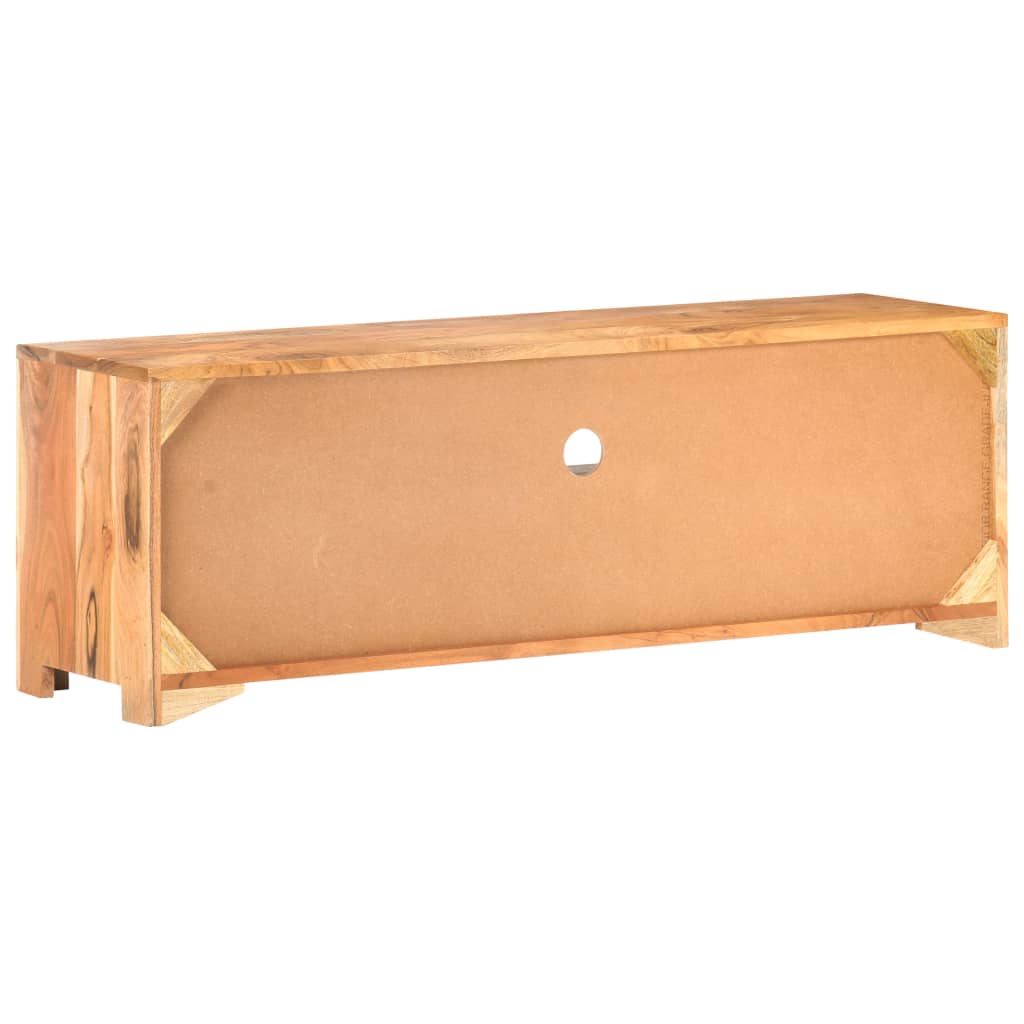 vidaXL TV Cabinet 119x30x41 cm Solid Acacia Wood
