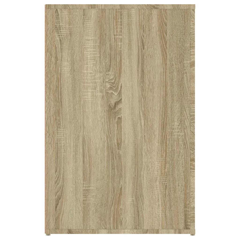 vidaXL Desk Sonoma Oak 100x49x75 cm Engineered Wood