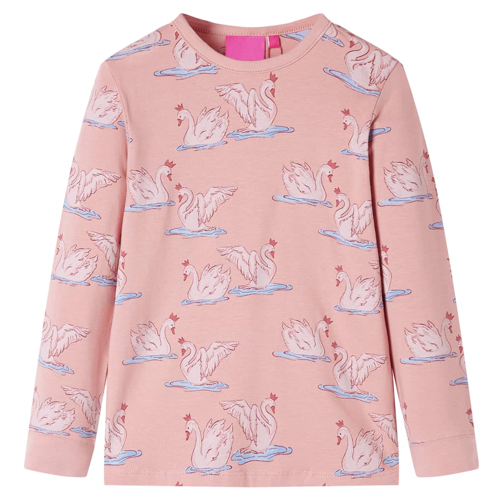 Kids' Pyjamas with Long Sleeves Light Pink 140
