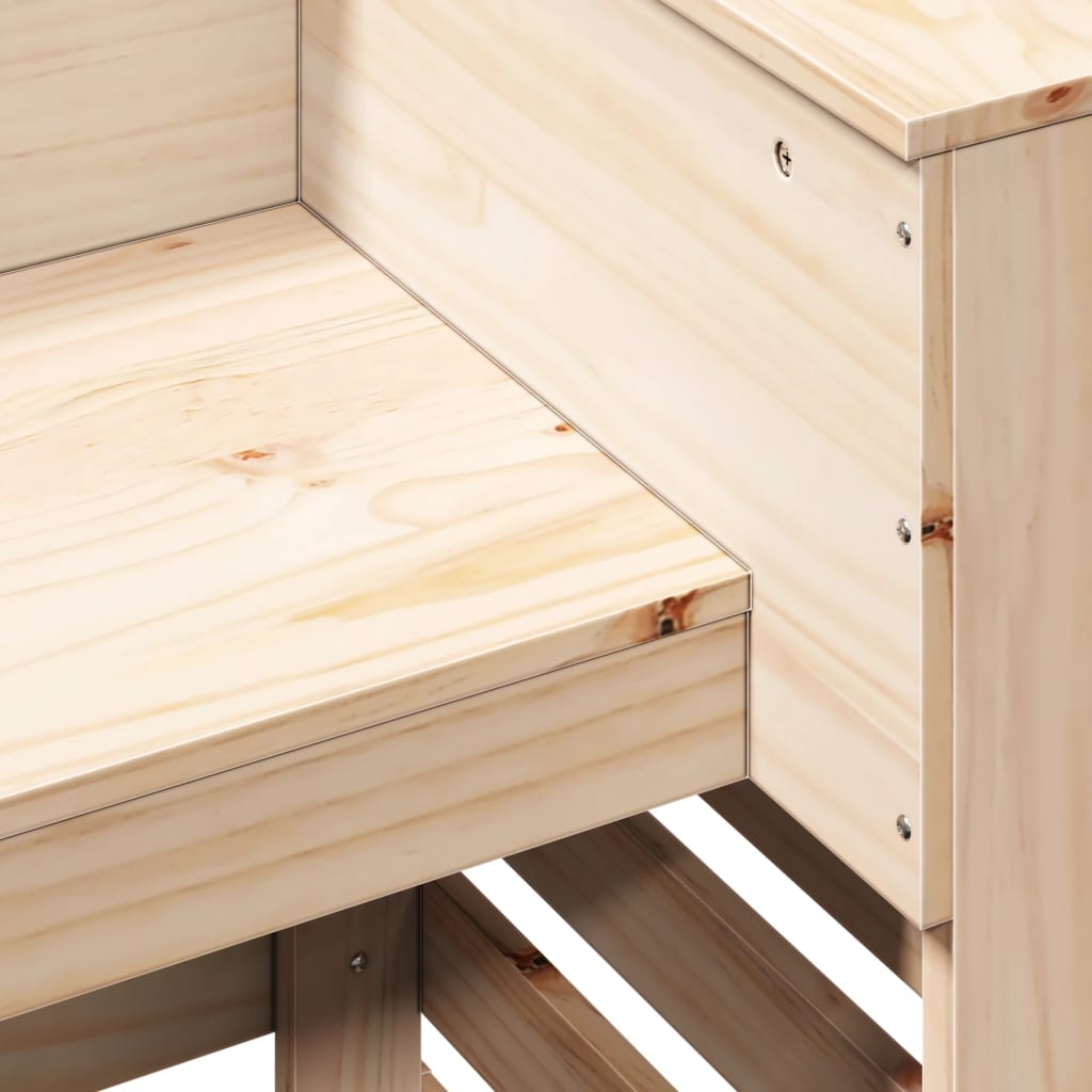 vidaXL Outdoor Bar Table 113.5x50x103 cm Solid Wood Pine