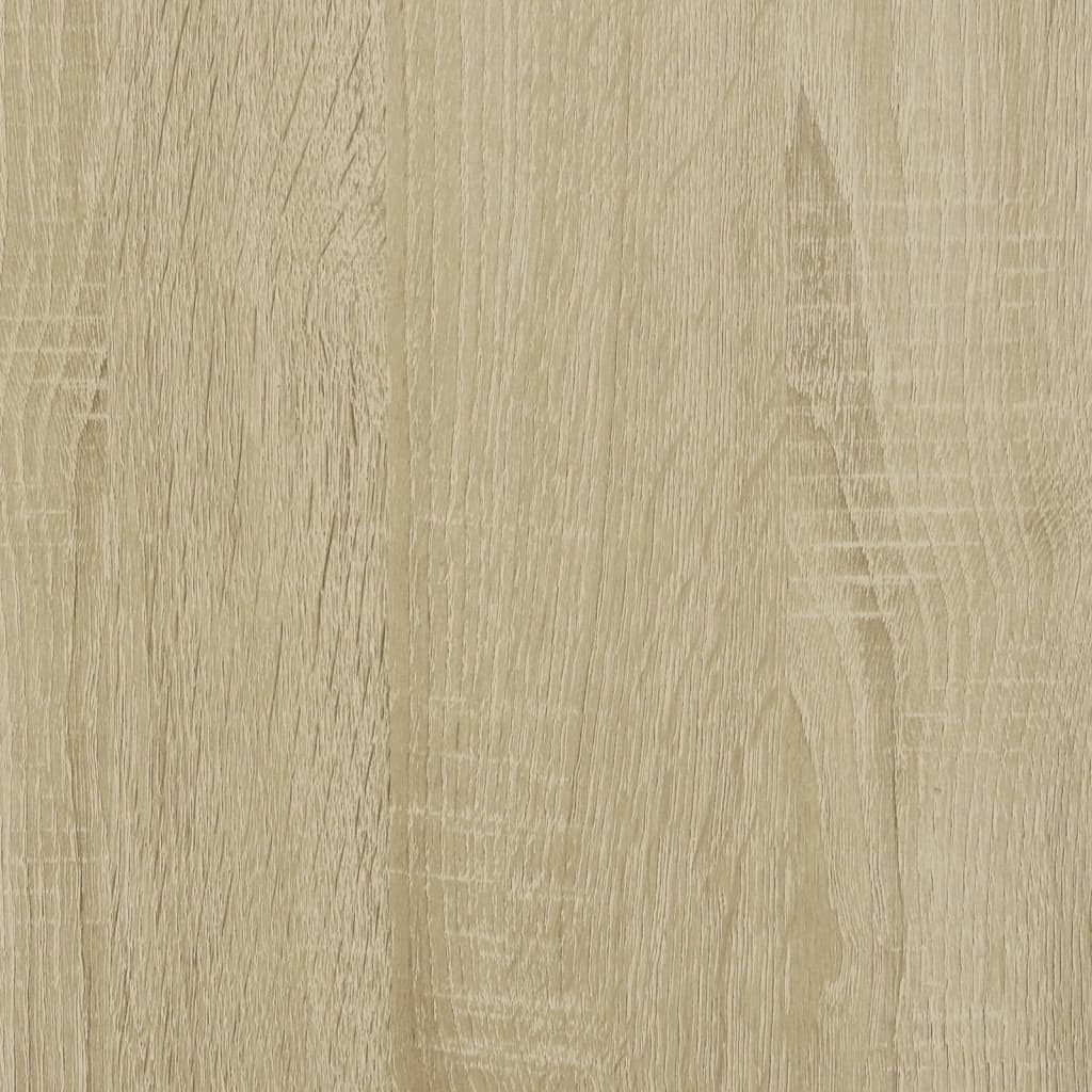vidaXL Bed Frame Sonoma Oak 100x200 cm Engineered Wood