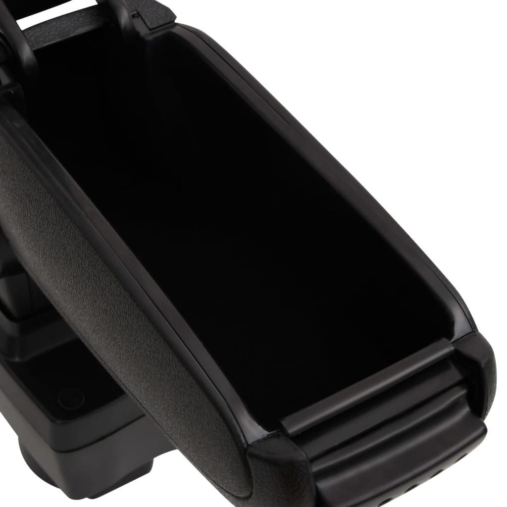 vidaXL Car Armrest Black 12x32x(32-49) cm ABS