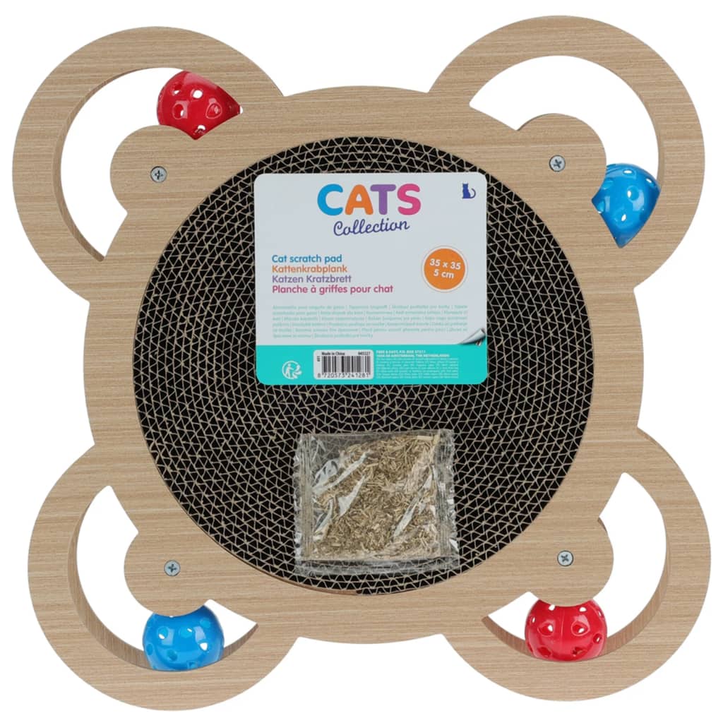 Pets Collection Cat Scratching Pad Natural 35x35x5 cm