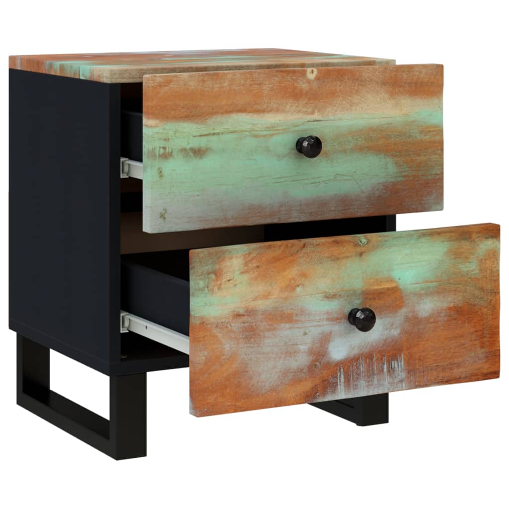 vidaXL Bedside Cabinets 2 pcs 40x33x46 cm Solid Wood Reclaimed
