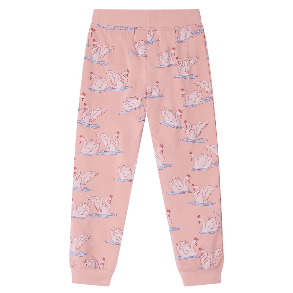 Kids' Pyjamas with Long Sleeves Light Pink 140