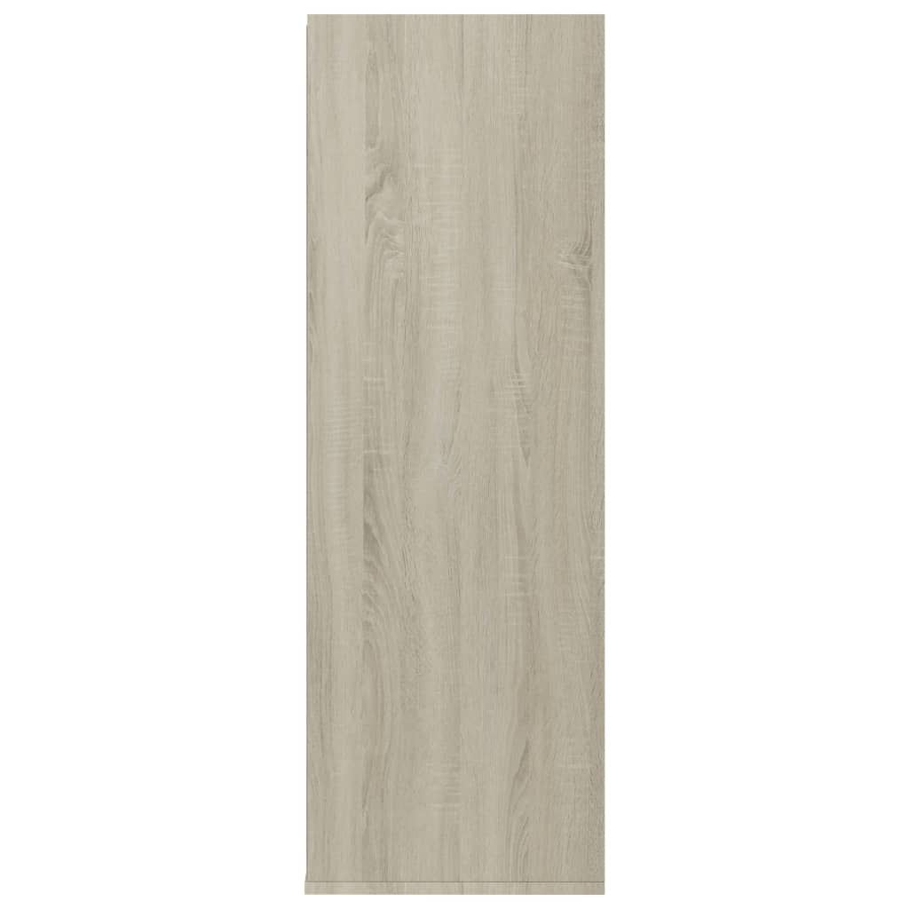 vidaXL Shoe Rack Sonoma Oak 54x34x100.5 cm Engineered Wood