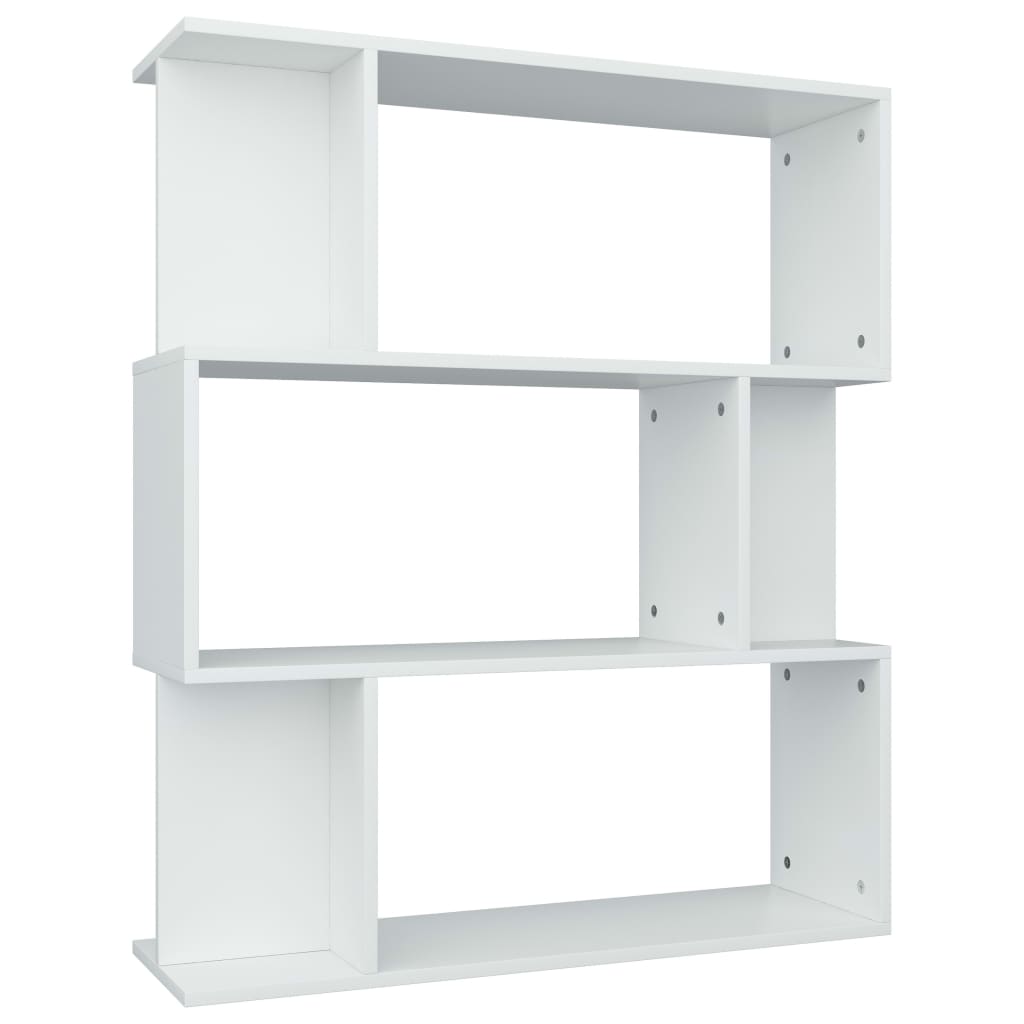 vidaXL Book Cabinet/Room Divider White 80x24x96 cm Chipboard
