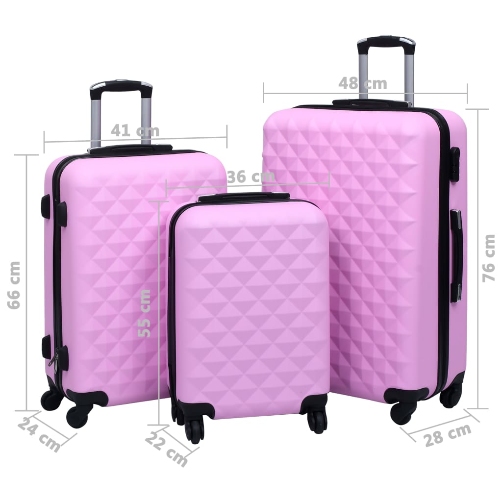 28 inch pink suitcase