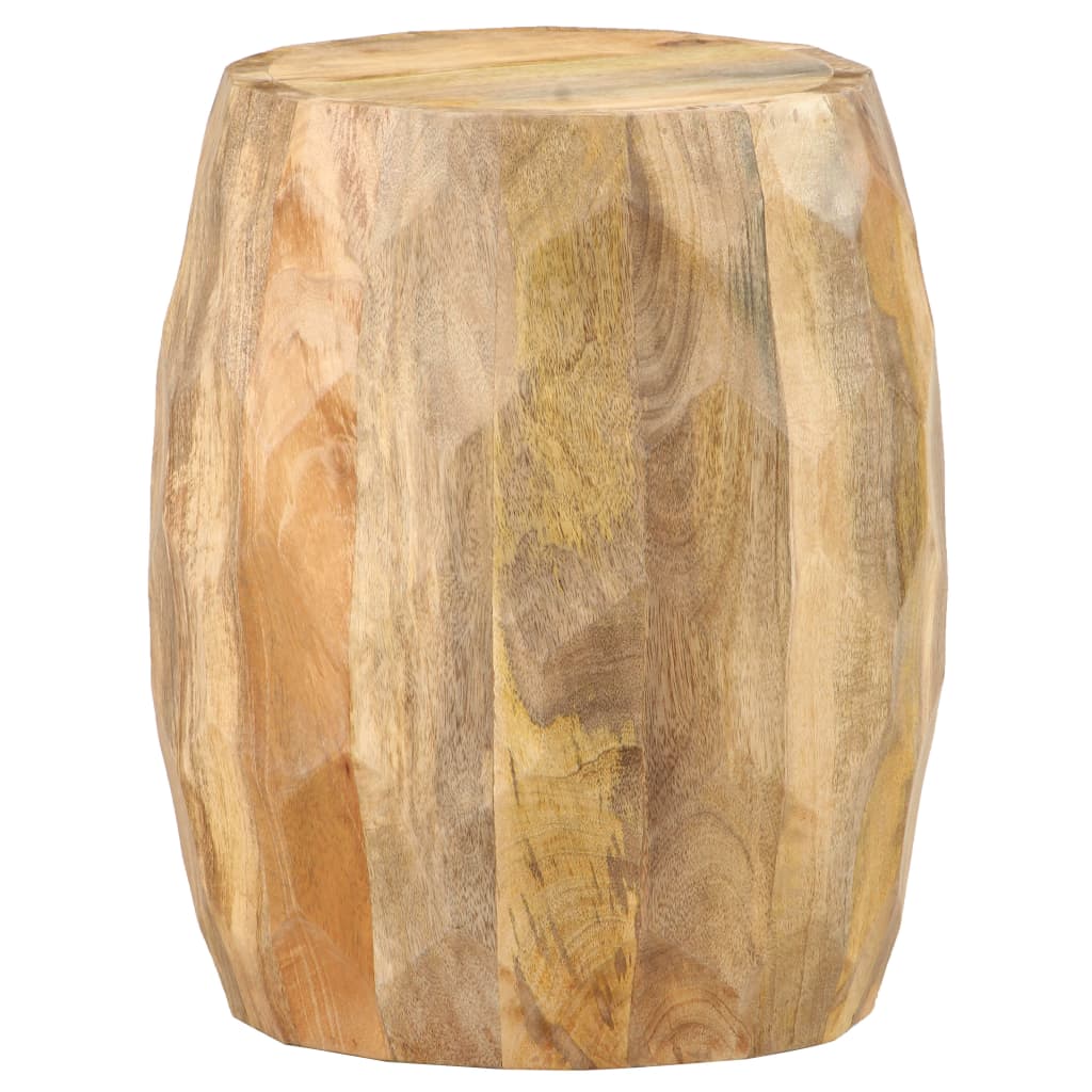 vidaXL Drum Stool Solid Mango Wood