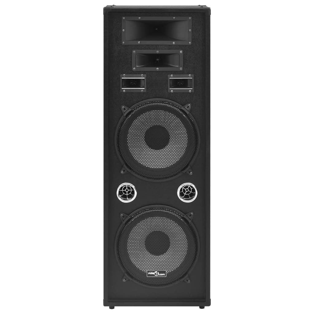 vidaXL Professional Passive Hifi Stage Speaker 1000 W Black