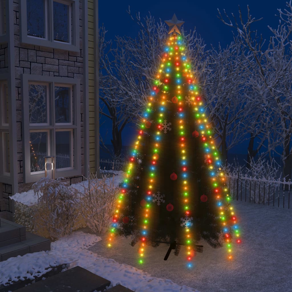 vidaXL Christmas Tree Net Lights with 400 LEDs Colourful 400 cm