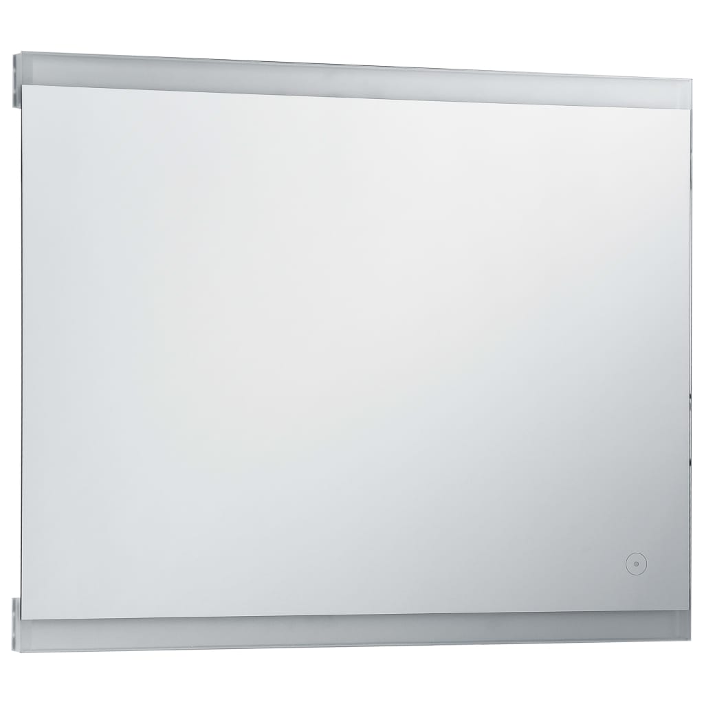 vidaXL Bathroom LED Wall Mirror with Touch Sensor 80x60 cm