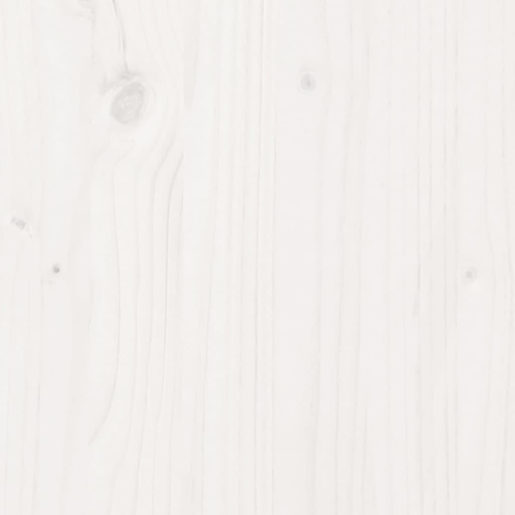 vidaXL Headboard White 75 cm Solid Wood Pine