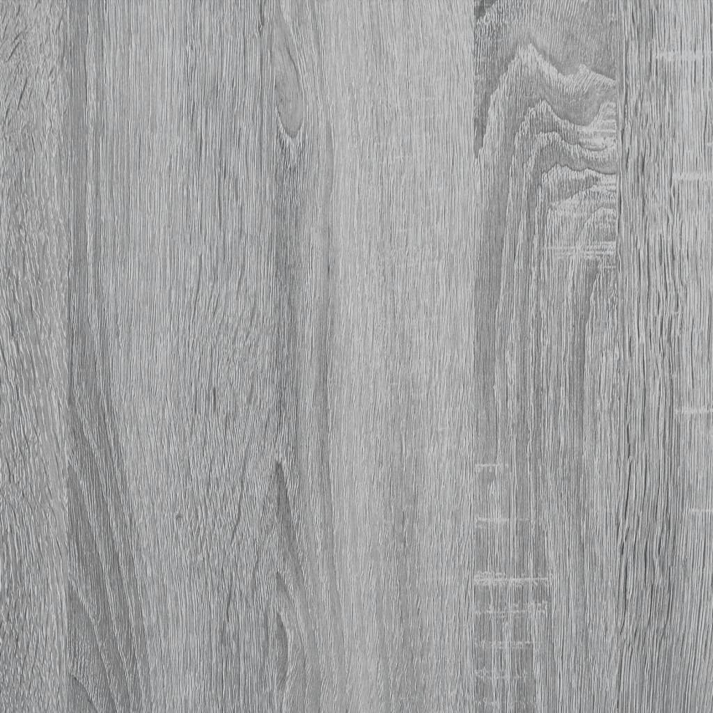 vidaXL Baker's Rack Grey Sonoma 90x40x84 cm Engineered Wood and Metal