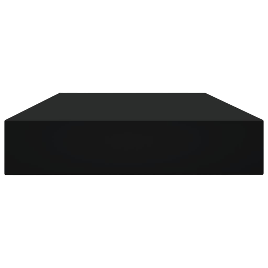 vidaXL Bookshelf Boards 8 pcs Black 100x10x1.5 cm Engineered Wood