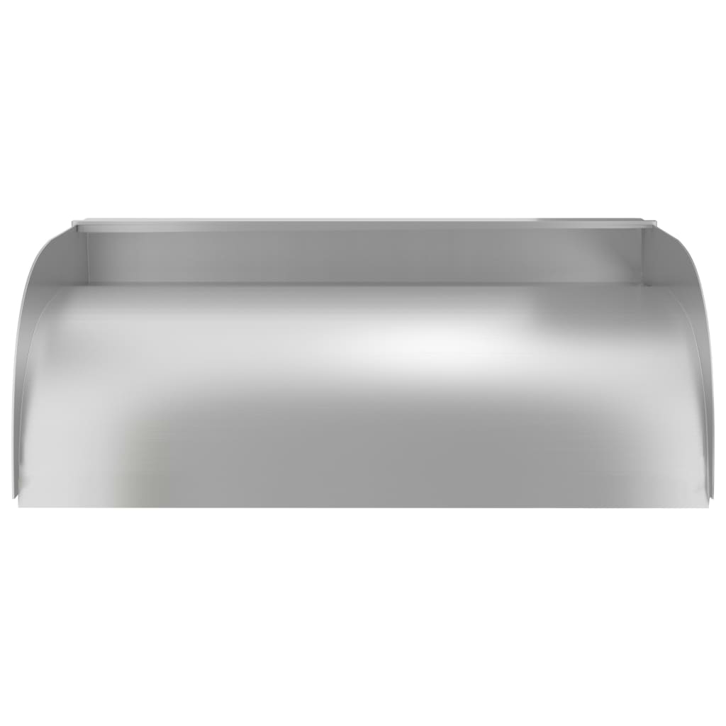 vidaXL Waterfall with LEDs 45x34x14 cm Stainless Steel 304