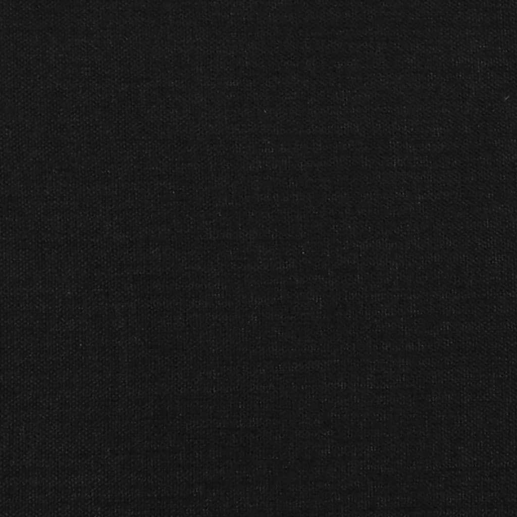vidaXL Bed Frame Black 135x190 cm Double Fabric