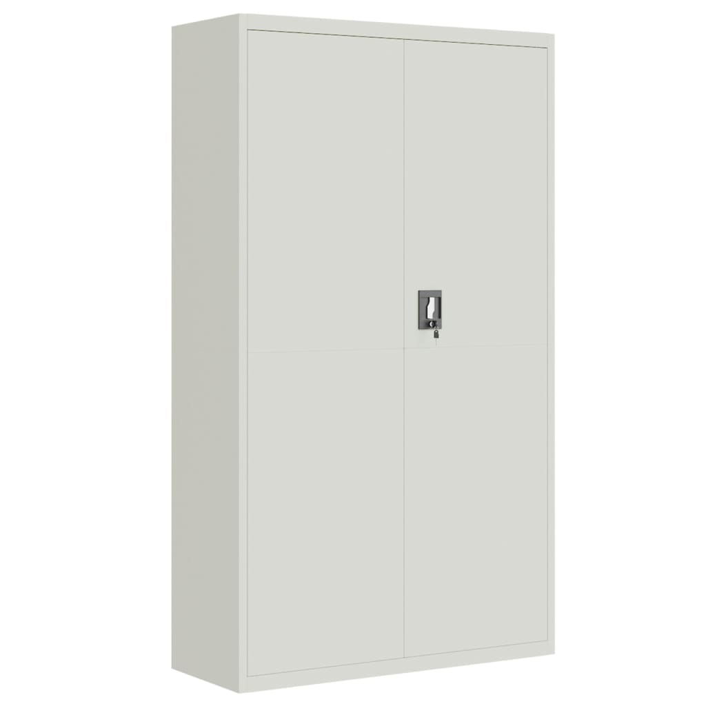 vidaXL File Cabinet Light Grey 105x40x180 cm Steel