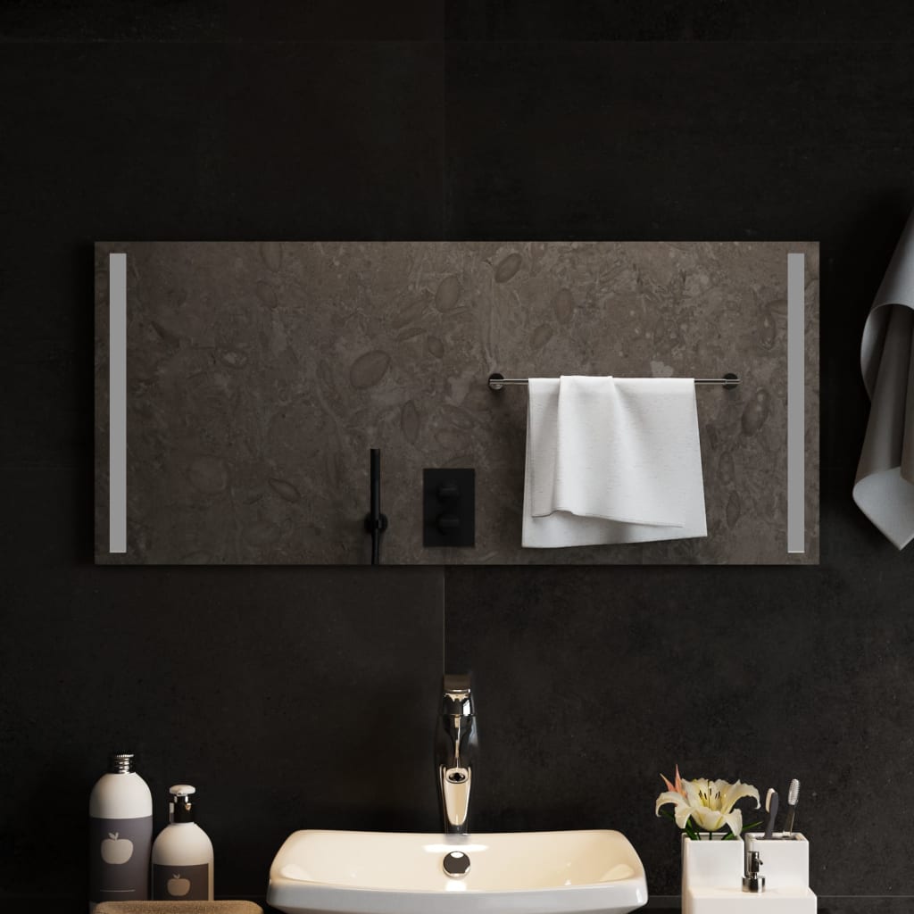vidaXL LED Bathroom Mirror 90x40 cm
