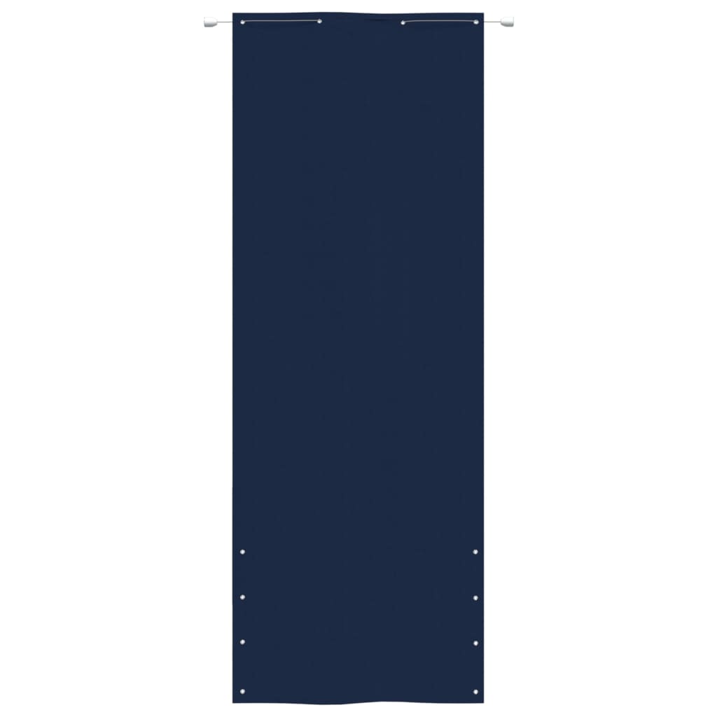 vidaXL Balcony Screen Blue 80x240 cm Oxford Fabric