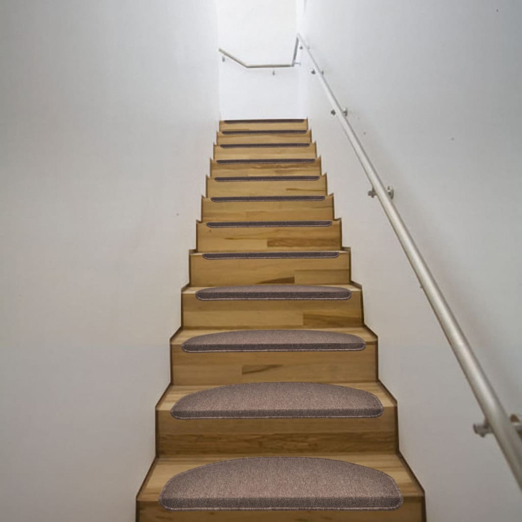 Brown Stair Carpet 64.5 x 25.5 cm 15 pcs