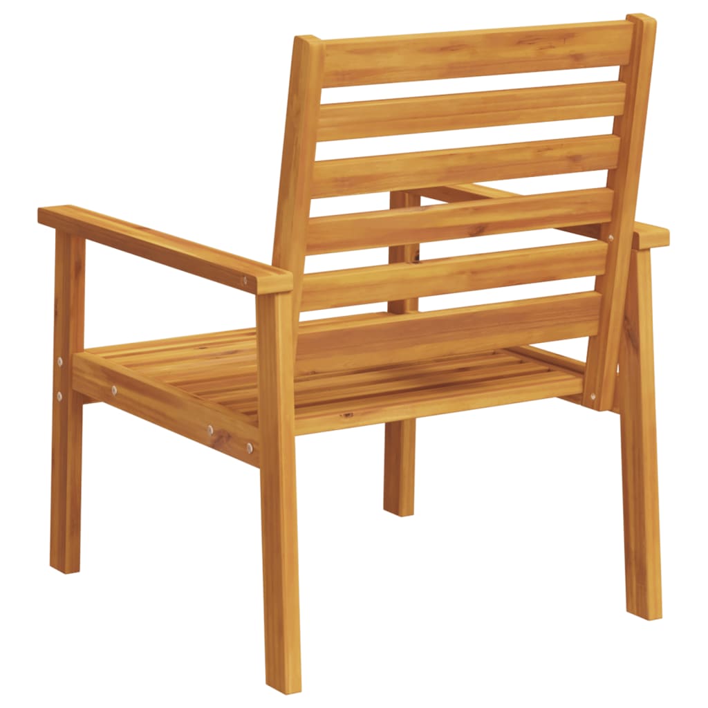 vidaXL Garden Sofa Chair 2pcs 66.5x65x81 cm Solid Wood Acacia
