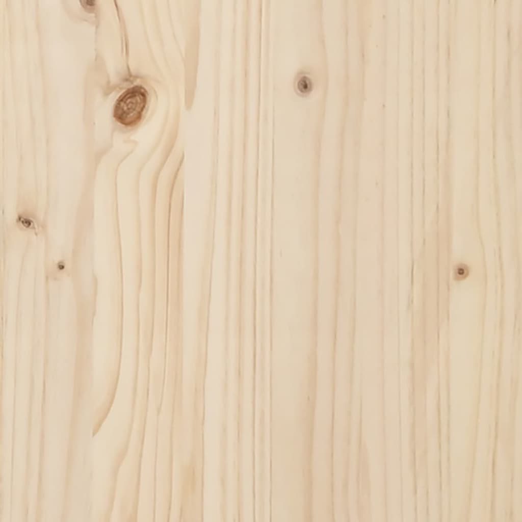 vidaXL Desk 110x50x75 cm Solid Wood Pine