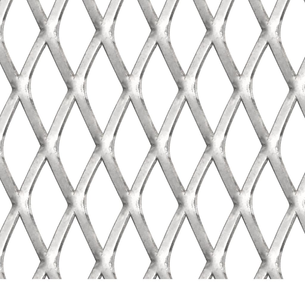 vidaXL Garden Wire Fence Stainless Steel 100x85 cm 30x17x2.5mm