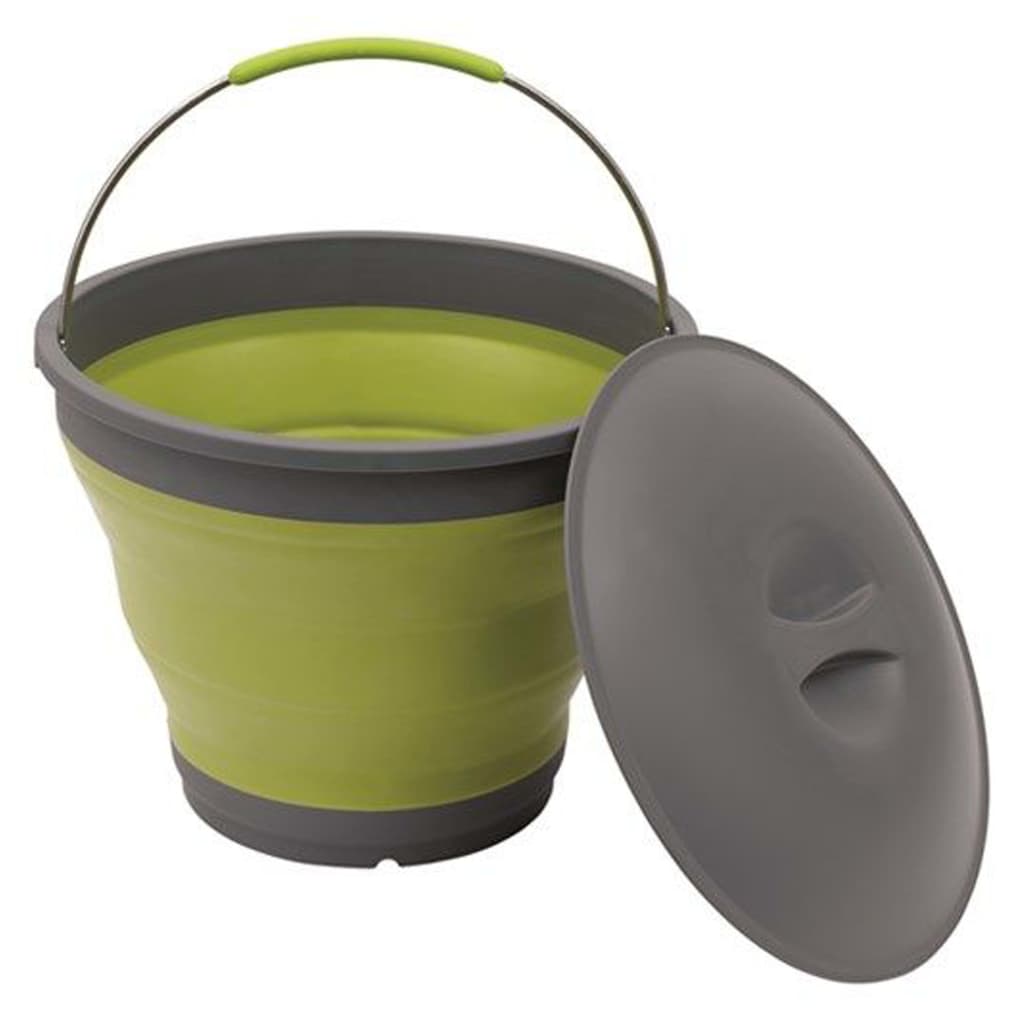 Outwell Collapsible Bucket with Lid 7.5L Lime Green