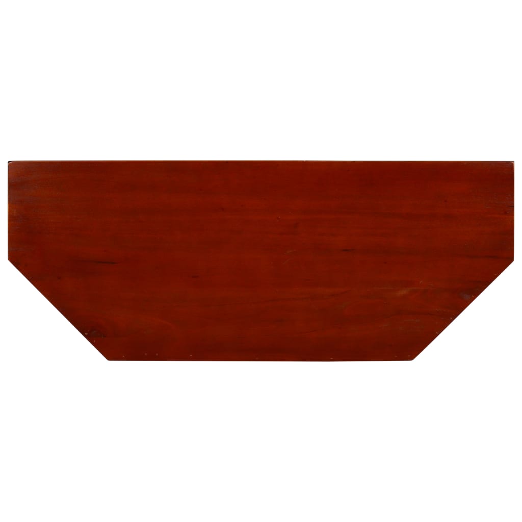 vidaXL TV Cabinet Classical Brown 100x40x45 cm Solid Mahogany Wood