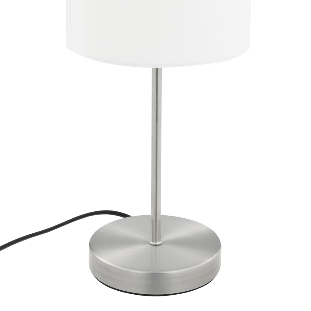vidaXL Table Lamps 2 pcs Touch Button White E14