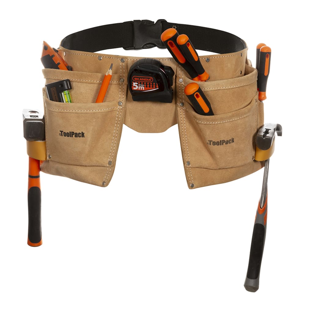 Toolpack Double-Pouch Tool Belt Superior Leather 366.004