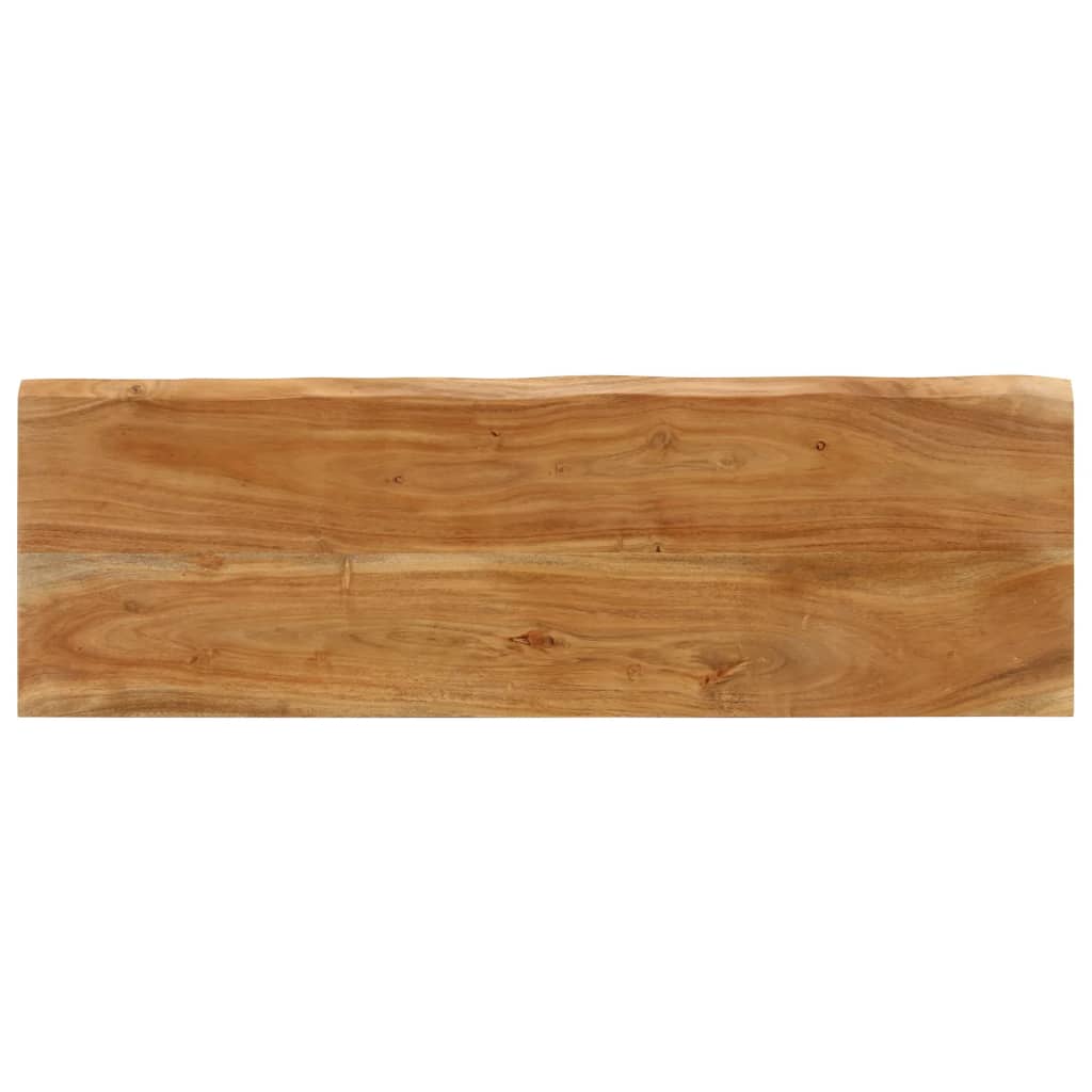 vidaXL Bench with Live Edge 105 cm Solid Wood Acacia