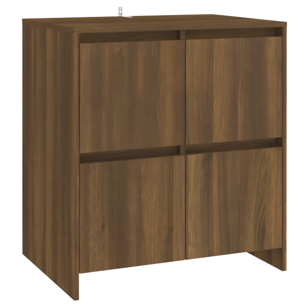 vidaXL Sideboard Brown Oak 70x41x75 cm Engineered Wood