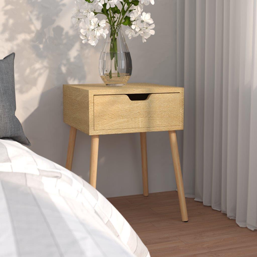 vidaXL Bedside Cabinet Sonoma Oak 40x40x56 cm Engineered Wood