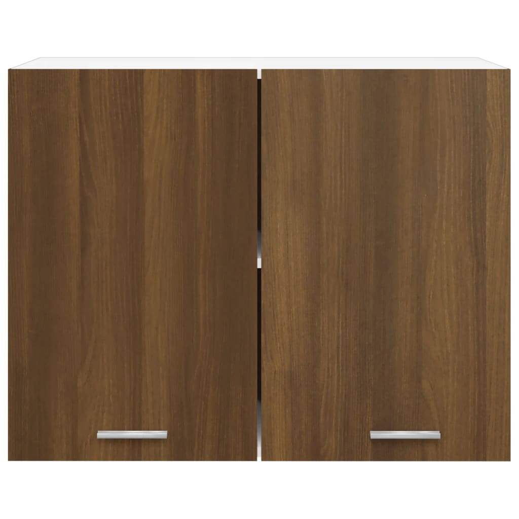 vidaXL Hanging Cabinet Brown Oak 80x31x60 cm Engineered Wood