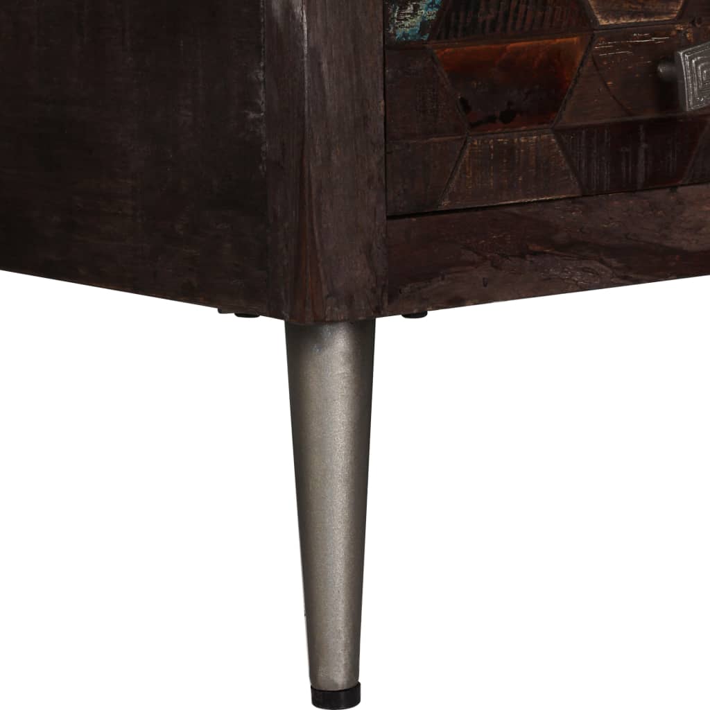 vidaXL Coffee Table Solid Reclaimed Wood 100x60x35 cm