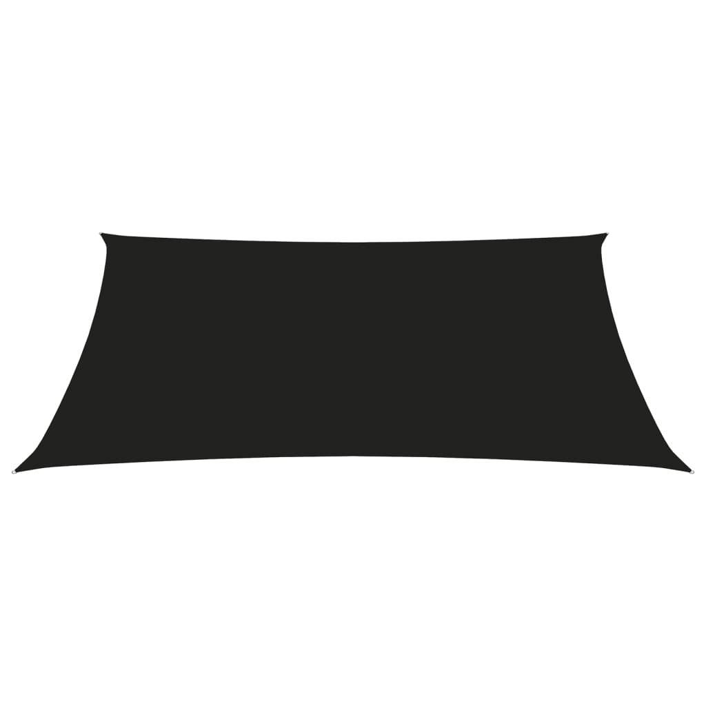 vidaXL Sunshade Sail Oxford Fabric Trapezium 4/5x4 m Black
