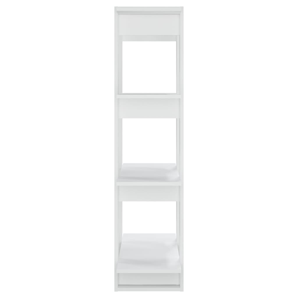 vidaXL Book Cabinet/Room Divider White 80x30x123.5 cm
