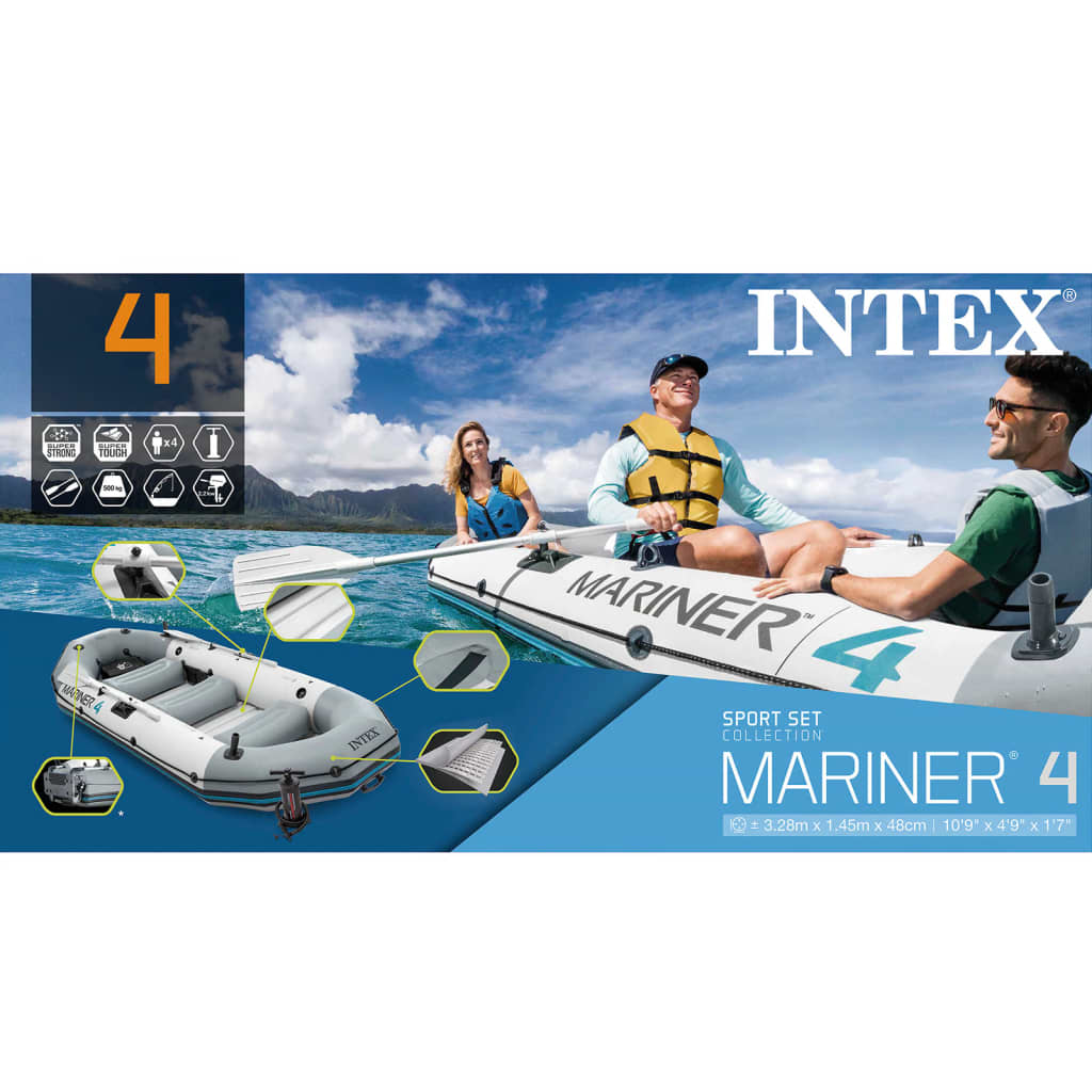 Intex Inflatable Boat Mariner 4 328x145x48 cm 68376NP