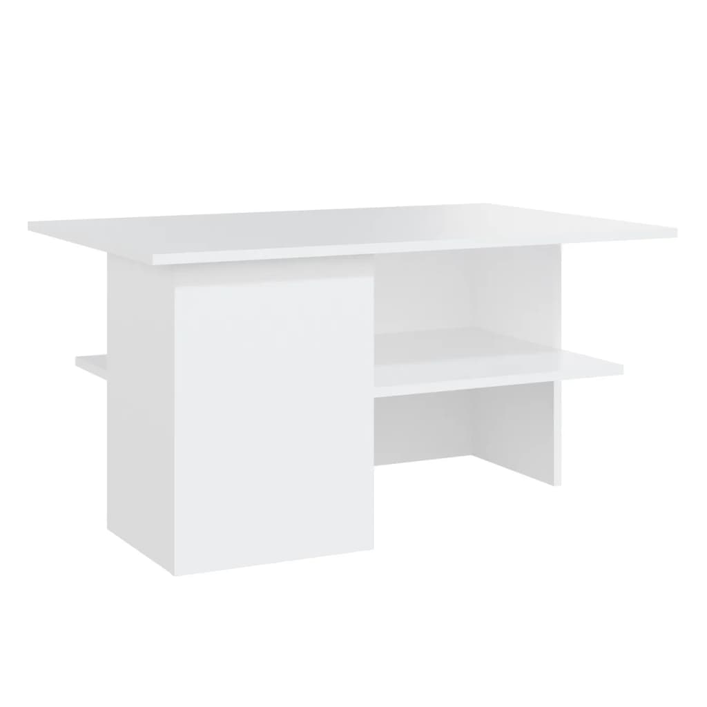 vidaXL Coffee Table White 90x60x46.5 cm Engineered Wood