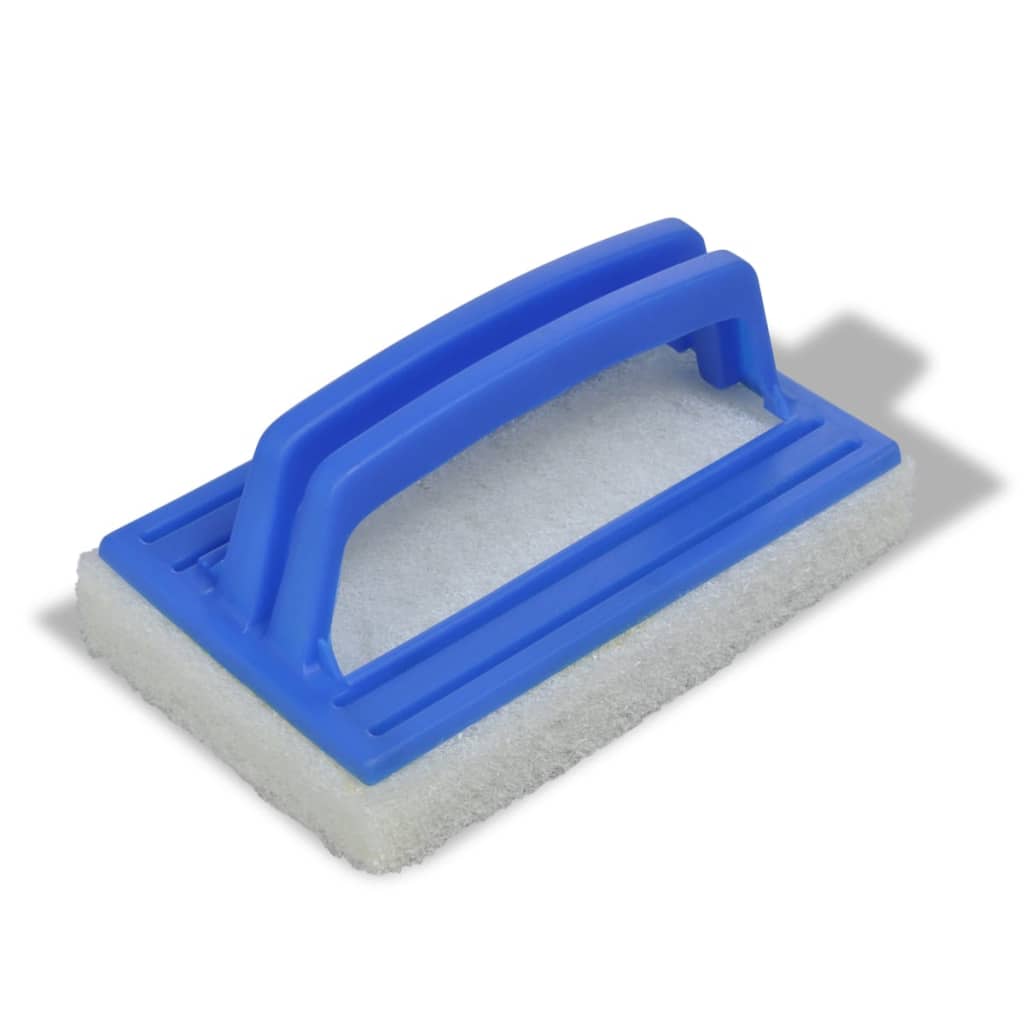 Pool Cleaning Set Brush 2 Leaf Skimmers 1 Telescopic Pole vidaXL.co.uk