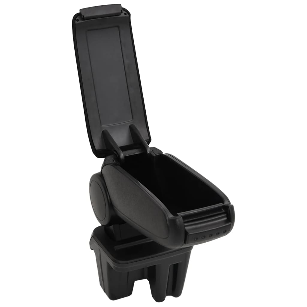 vidaXL Car Armrest Black 15x31x(28-44) cm ABS