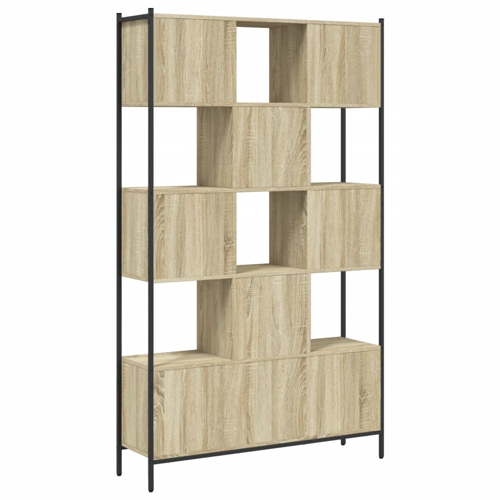 vidaXL Bookcase Sonoma Oak 102x28x172 cm Engineered Wood